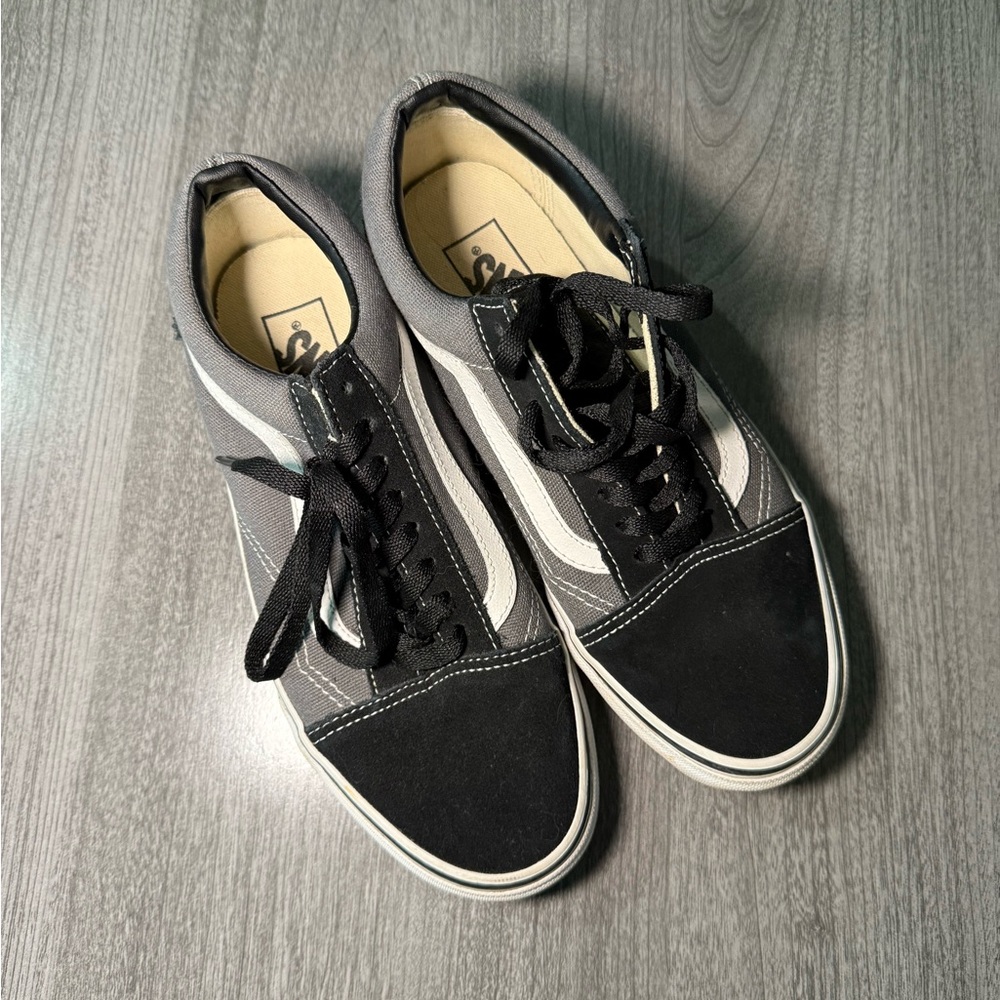 Vans Black and Gray Sneakers